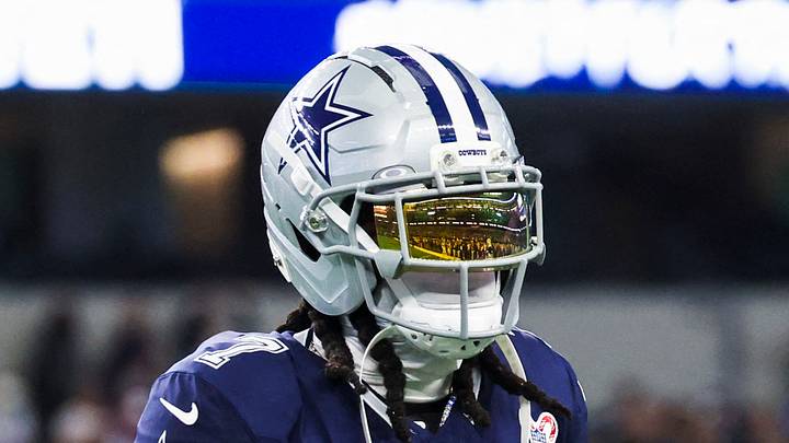 Dallas Cowboys cornerback Trevon Diggs participates in pregame warmups against the Los Angeles Chargers. Dallas Cowboys cornerback Trevon Diggs participates in pregame warmups against the Los Angeles Chargers.