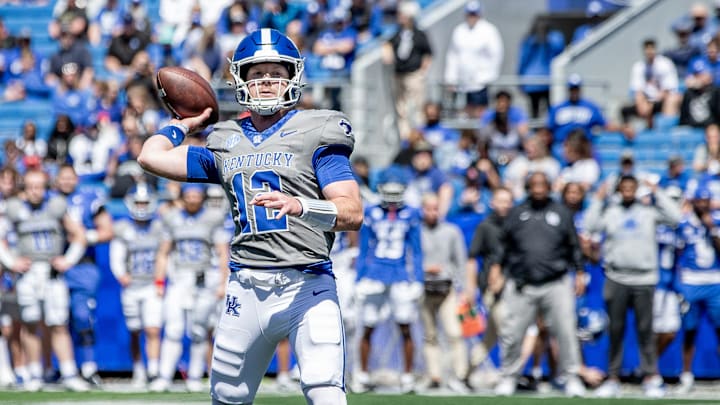 Kentucky quarterback Brock Vandagriff (12)
