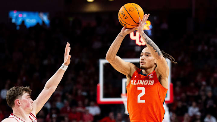 Jan 30, 2025; Lincoln, Nebraska, USA; Illinois Fighting Illini guard Dra Gibbs-Lawhorn.