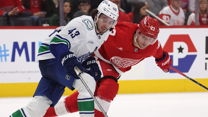 Vancouver Canucks v Detroit Red Wings Vancouver Canucks v Detroit Red Wings