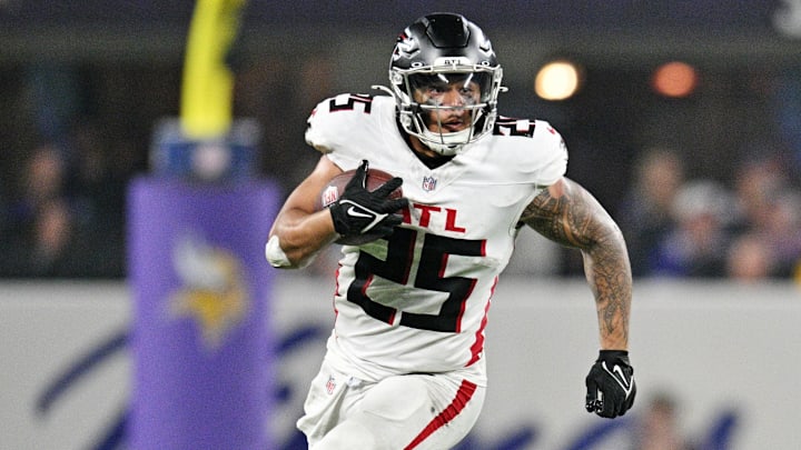 Atlanta Falcons running back Tyler Allgeier 