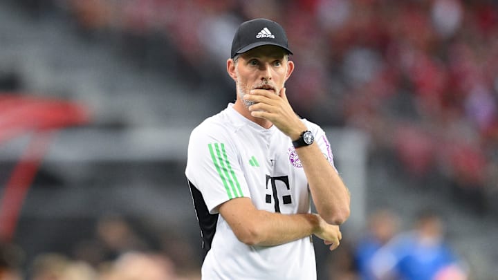 Thomas Tuchel avait l'air inquiet pour son Bayern Munich