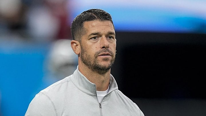 Carolina Panthers head coach Dave Canales
