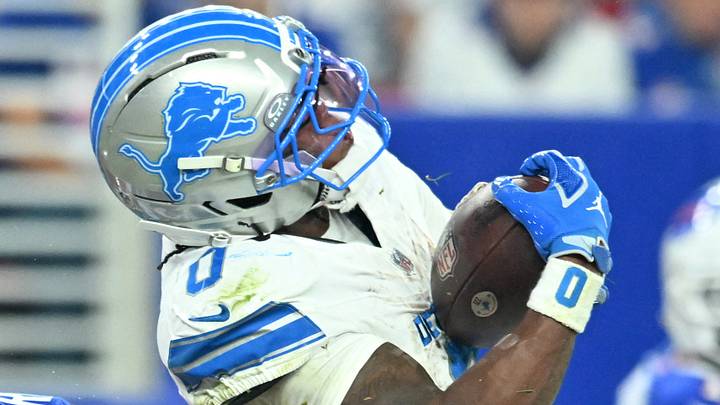 Detroit Lions running back Jahmyr Gibbs (0). Detroit Lions running back Jahmyr Gibbs (0).