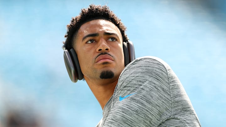 Carolina Panthers quarterback Bryce Young