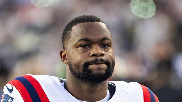 Feb 8, 2026; Santa Clara, CA, USA; New England Patriots wide receiver Kayshon Boutte (9) against the Seattle Seahawks during Super Bowl LX at Levi's Stadium. Mandatory Credit: Mark J. Rebilas-Imagn Images