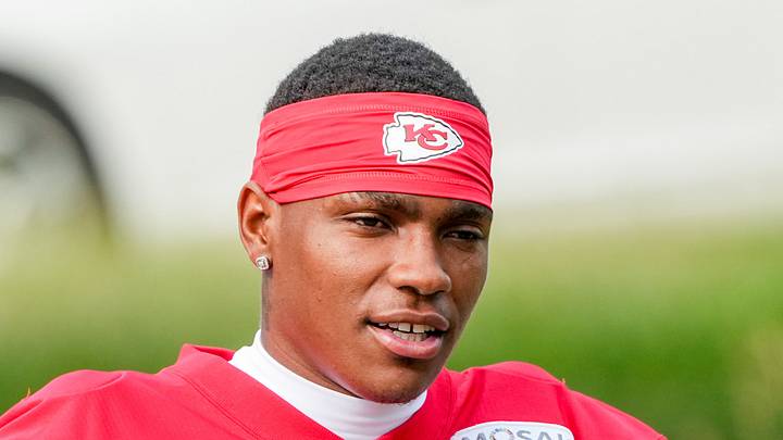Jul 29, 2026; St. Joseph, MO, USA; Kansas City Chiefs wide receiver Jason Brownlee (89) walks down the hill to the practice fields during training camp at Missouri Western State University. Mandatory Credit: Denny Medley-Imagn Images