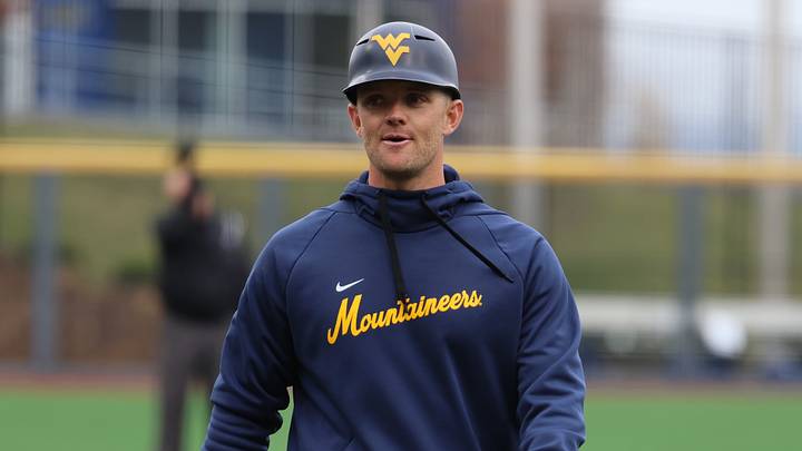 West Virginia assistant coach Steve Sabins. 