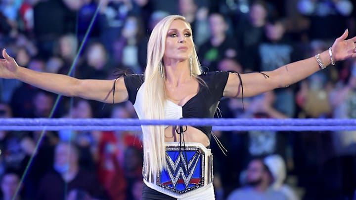 WORCESTER - 12-time Women's Champion, Charlotte Flair, made an appearance at the live Smackdown Wrestling show at the DCU Center, Friday, April 15, 2022. Flair is the daughter of legendary wrestler Ric Flair.

Smackdown 098