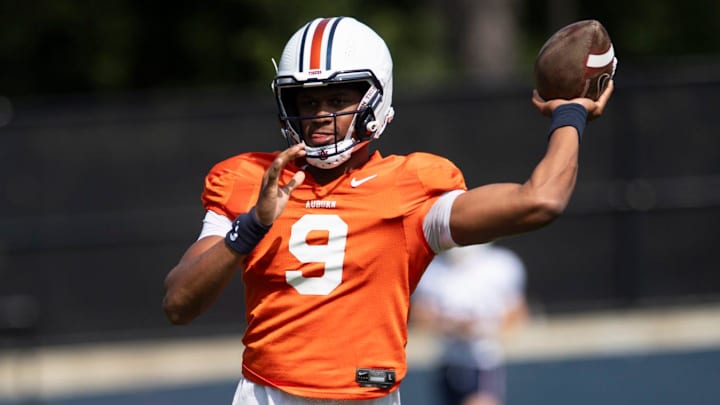 Auburn Tigers quarterback Deuce Knight could make his college debut on Saturday.