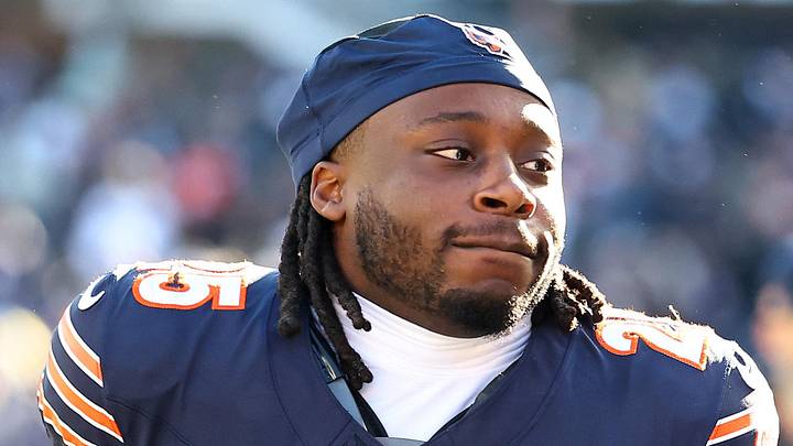 Chicago Bears running back Kyle Monangai