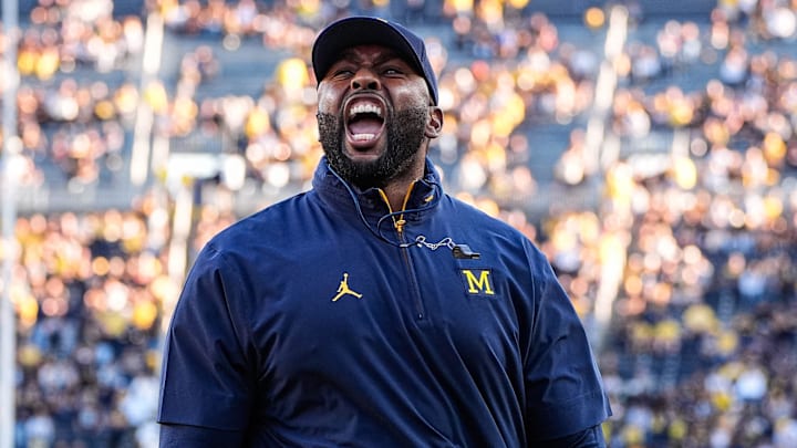 Michigan head coach Sherrone Moore