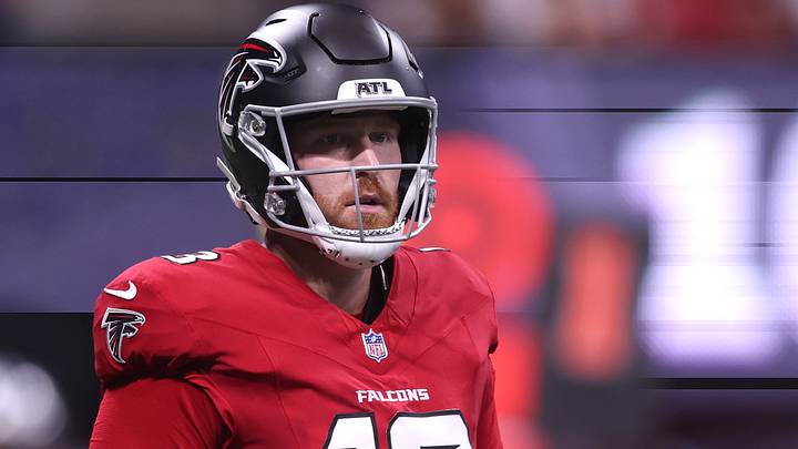Sep 20, 2026; Atlanta, Georgia, USA;  Atlanta Falcons quarterback Cooper Rush (13) looks on during the second quarter against the Carolina Panthers at Mercedes-Benz Stadium.  Mandatory Credit: Brett Davis-Imagn Images