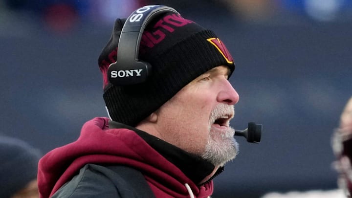 Washington Commanders head coach Dan Quinn