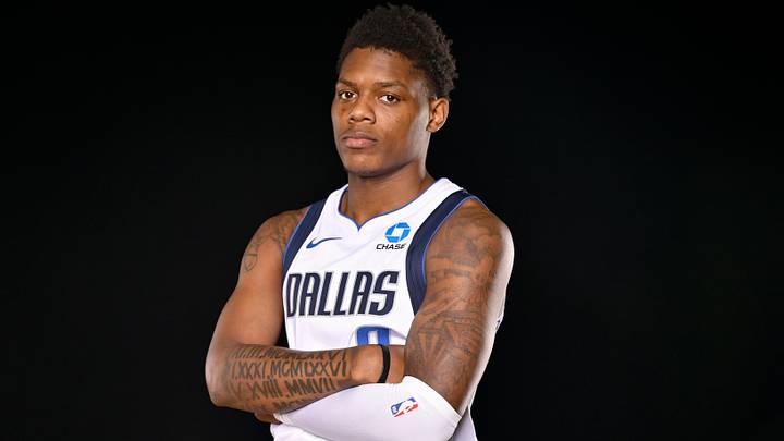 Sep 25, 2026; Dallas, TX, USA; Dallas Mavericks guard Marcus Sasser (8) poses for a photo during the Mavericks media day at American Airlines Center. Mandatory Credit: Jerome Miron-Imagn Images Sep 25, 2026; Dallas, TX, USA; Dallas Mavericks guard Marcus Sasser (8) poses for a photo during the Mavericks media day at American Airlines Center. Mandatory Credit: Jerome Miron-Imagn Images