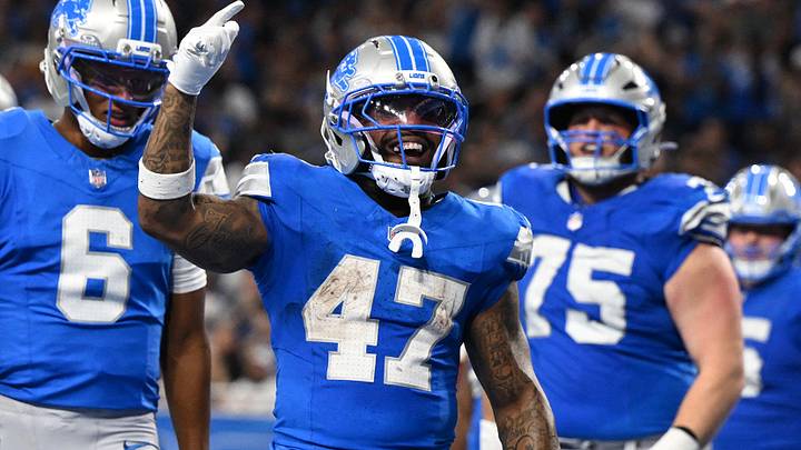 Detroit Lions running back Trayveon Williams (47). Detroit Lions running back Trayveon Williams (47).