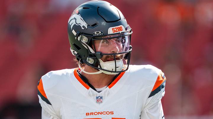 Denver Broncos cornerback Riley Moss