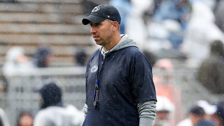 Apr 25, 2026; University Park, PA, USA; Penn State Nittany Lions head coach Matt Campbell walks on there field during the Penn State Blue-White Spring game at Beaver Stadium. Mandatory Credit: Matthew O'Haren-Imagn Images Apr 25, 2026; University Park, PA, USA; Penn State Nittany Lions head coach Matt Campbell walks on there field during the Penn State Blue-White Spring game at Beaver Stadium. Mandatory Credit: Matthew O'Haren-Imagn Images
