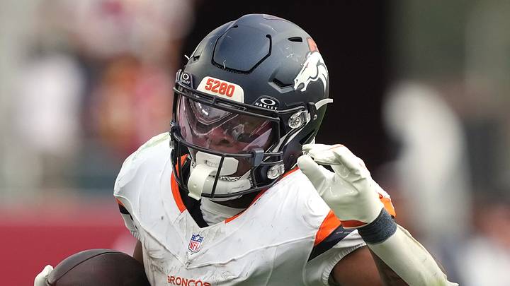 Denver Broncos running back RJ Harvey Denver Broncos running back RJ Harvey