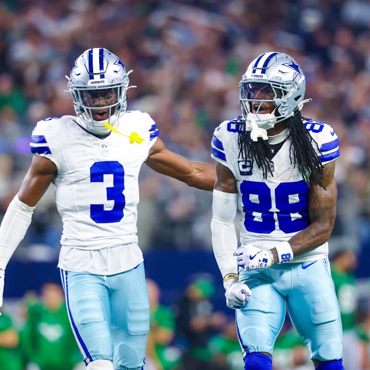Dallas Cowboys wide receivers George Pickens and CeeDee Lamb