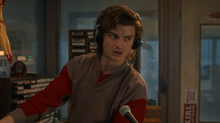 STRANGER THINGS: SEASON 5. Joe Keery as Steve Harrington in Stranger Things: Season 5. Cr. COURTESY OF NETFLIX © 2025