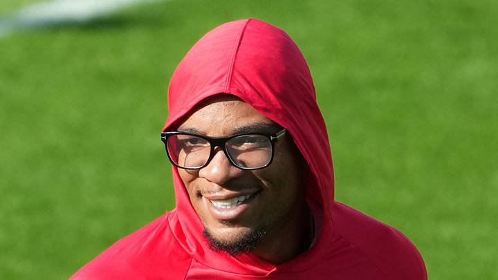 Indianapolis Colts quarterback Anthony Richardson Sr. during practice