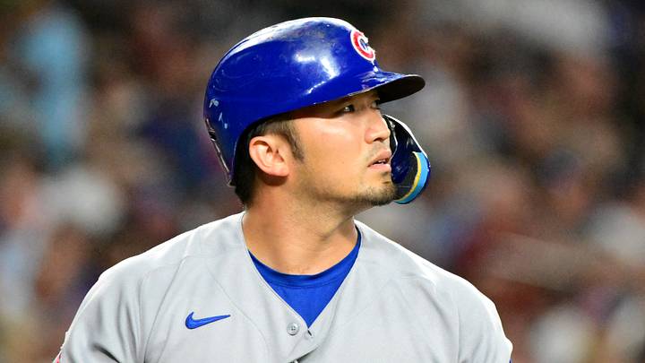 Aug 24, 2026; Phoenix, Arizona, USA; Chicago Cubs right fielder Seiya Suzuki (27) looks on after striking out in the second inning against the Arizona Diamondbacks at Chase Field. Mandatory Credit: Matt Kartozian-Imagn Images Aug 24, 2026; Phoenix, Arizona, USA; Chicago Cubs right fielder Seiya Suzuki (27) looks on after striking out in the second inning against the Arizona Diamondbacks at Chase Field. Mandatory Credit: Matt Kartozian-Imagn Images