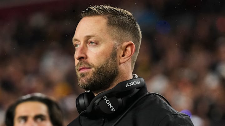 Washington Commanders offensive coordinator Kliff Kingsbury Washington Commanders offensive coordinator Kliff Kingsbury
