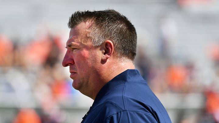 Sep 12, 2026; Champaign, Illinois, USA; Illinois Fighting Illini head coach Bret Bielema before a game with the Duke Blue Devils at Gies Memorial Stadium. Mandatory Credit: Ron Johnson-Imagn Images Sep 12, 2026; Champaign, Illinois, USA; Illinois Fighting Illini head coach Bret Bielema before a game with the Duke Blue Devils at Gies Memorial Stadium. Mandatory Credit: Ron Johnson-Imagn Images