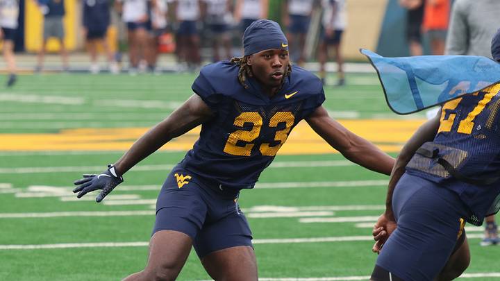 West Virginia University defensive back Jason Chambers West Virginia University defensive back Jason Chambers