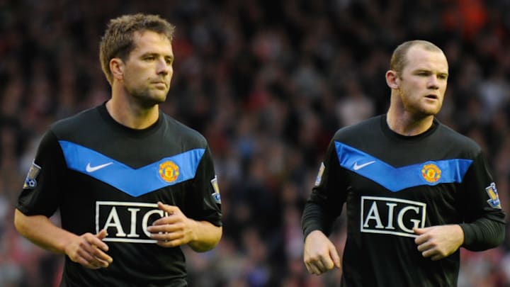 Michael Owen (left) and Wayne Rooney (right) were England and Manchester United teammates. Michael Owen (left) and Wayne Rooney (right) were England and Manchester United teammates.