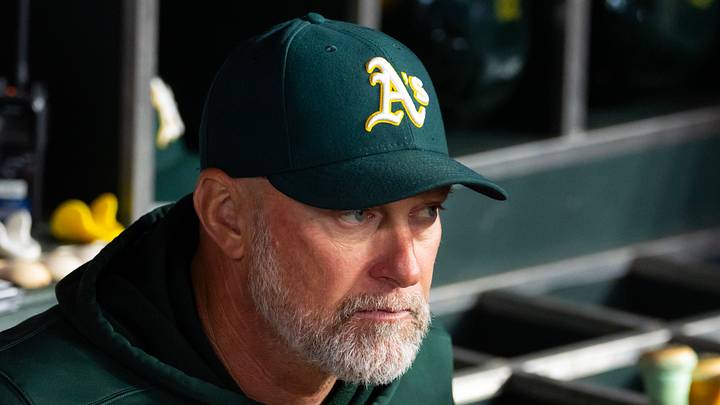 Jul 21, 2026; Phoenix, Arizona, USA; Athletics manager Mark Kotsay against the Arizona Diamondbacks at Chase Field. Mandatory Credit: Mark J. Rebilas-Imagn Images Jul 21, 2026; Phoenix, Arizona, USA; Athletics manager Mark Kotsay against the Arizona Diamondbacks at Chase Field. Mandatory Credit: Mark J. Rebilas-Imagn Images