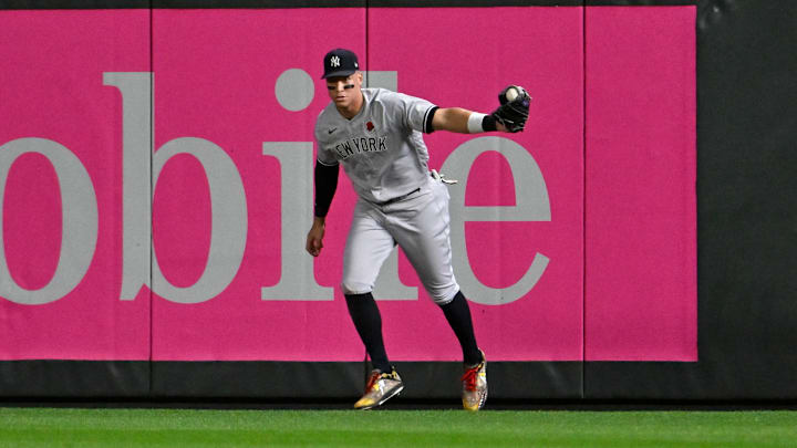 Aaron Judge le robó un jonrón a Teoscar Hernández en el octavo inning del juego entre Yankees y Marineros