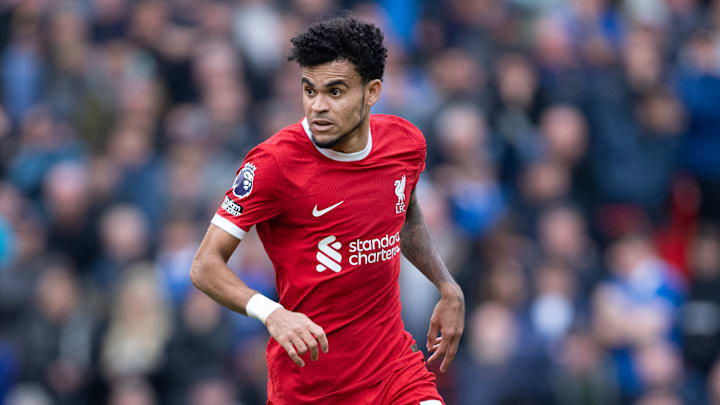 Luis Díaz juega desde 2022 como extremo izquierdo para el Liverpool 