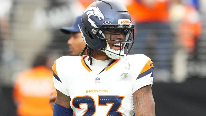 Denver Broncos cornerback Jahdae Barron