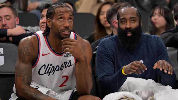Kawhi Leonard, James Harden, LA Clippers