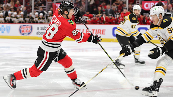 Boston Bruins v Chicago Blackhawks Boston Bruins v Chicago Blackhawks