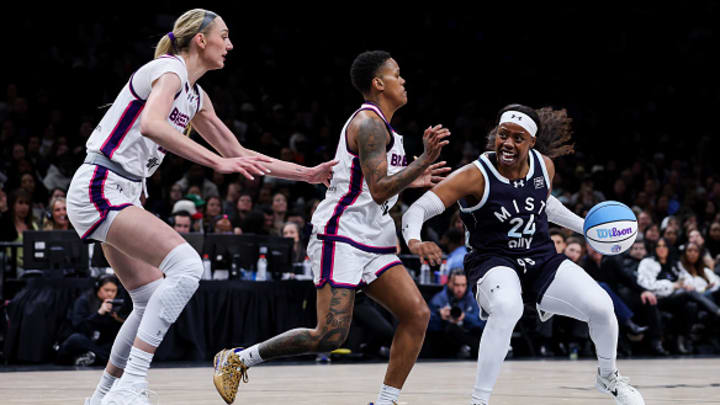 Mist star Arike Ogunbowale sank a clutch three-pointer to send her team to the Unrivaled finals with a thrilling win over the Breeze on Monday night. Mist star Arike Ogunbowale sank a clutch three-pointer to send her team to the Unrivaled finals with a thrilling win over the Breeze on Monday night.