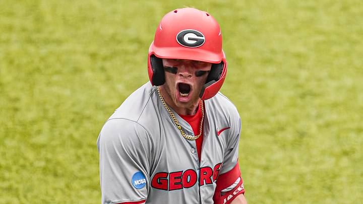 Georgia Bulldogs catcher Daniel Jackson Georgia Bulldogs catcher Daniel Jackson