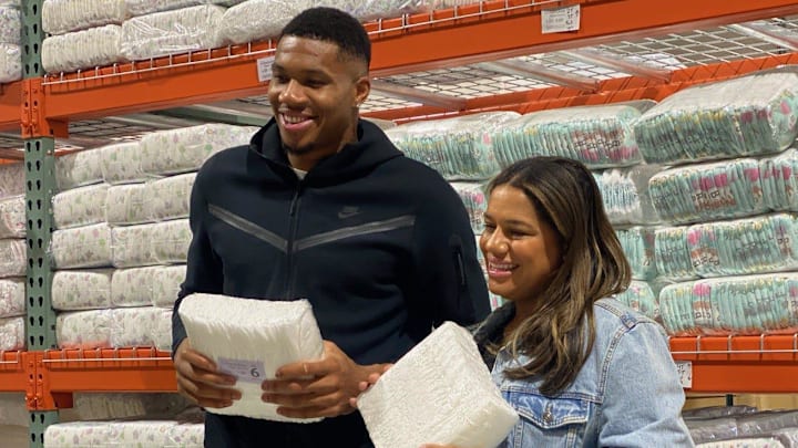 Bucks superstar Giannis Antetokounmpo and wife Mariah  Riddlesprigger.