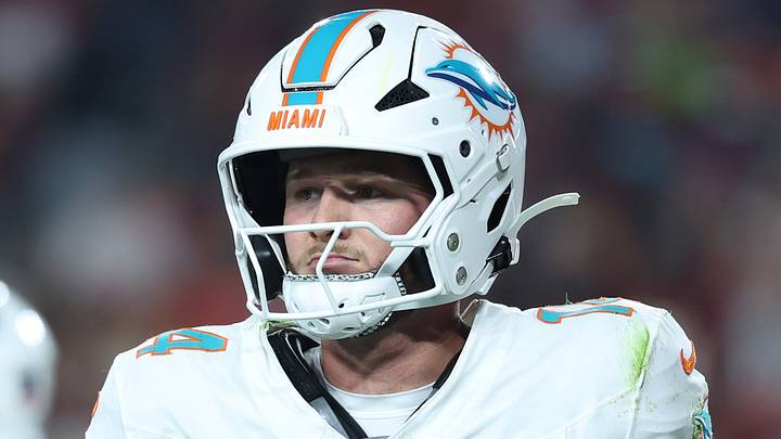 Miami Dolphins quarterback Quinn Ewers Miami Dolphins quarterback Quinn Ewers