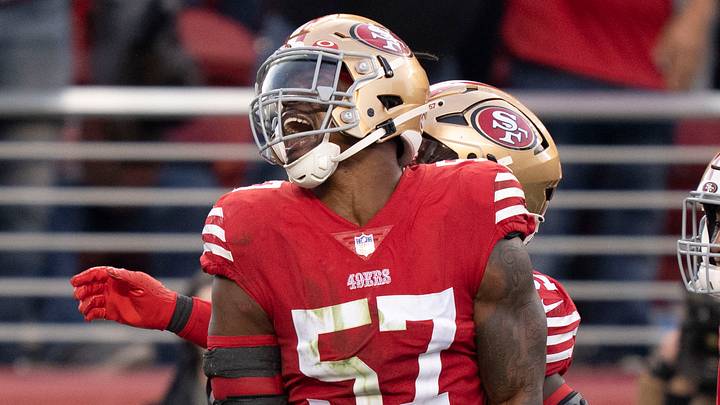 San Francisco 49ers linebacker Dre Greenlaw San Francisco 49ers linebacker Dre Greenlaw