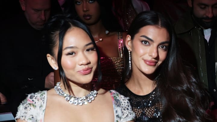 Suni Lee and Toni Breidinger Suni Lee and Toni Breidinger