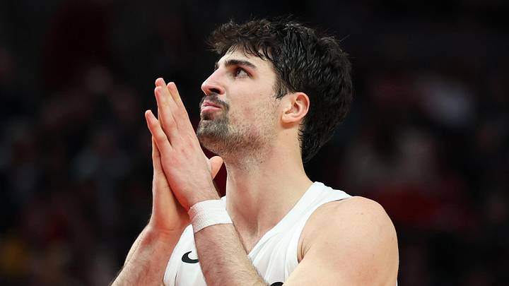 Mar 10, 2026; Portland, Oregon, USA; Portland Trail Blazers forward Deni Avdija (8) reacts to gameplay against the Charlotte Hornets during the second half at Moda Center. Mandatory Credit: Jaime Valdez-Imagn Images Mar 10, 2026; Portland, Oregon, USA; Portland Trail Blazers forward Deni Avdija (8) reacts to gameplay against the Charlotte Hornets during the second half at Moda Center. Mandatory Credit: Jaime Valdez-Imagn Images