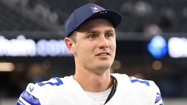 Dallas Cowboys kicker Brandon Aubrey