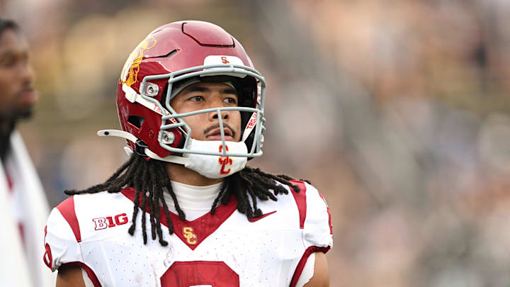 Southern California Trojans wide receiver Makai Lemon (6)