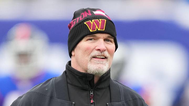 Washington Commanders head coach Dan Quinn Mandatory Credit: Robert Deutsch-Imagn Images