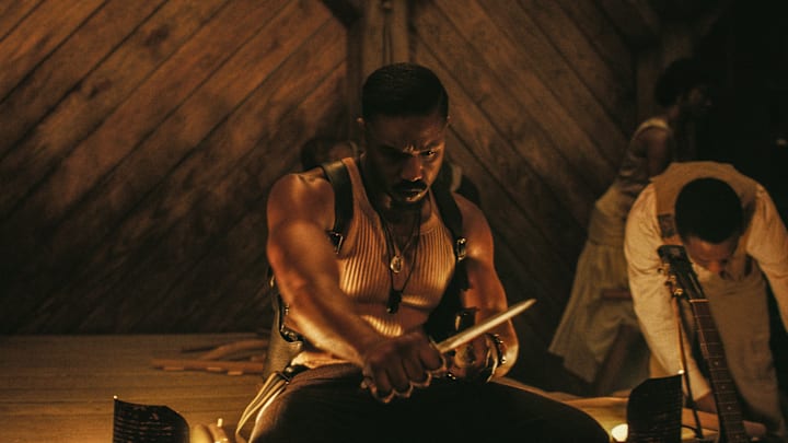 MICHAEL B. JORDAN as Smoke in Warner Bros. Pictures’ “SINNERS,” a Warner Bros. Pictures release.