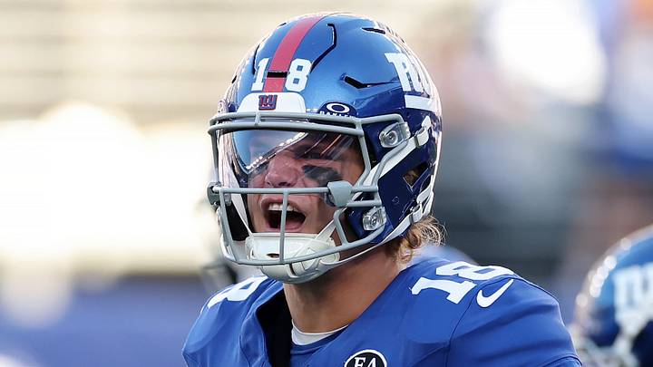 New York Giants - quarterback J.J. McCarthy New York Giants - quarterback J.J. McCarthy