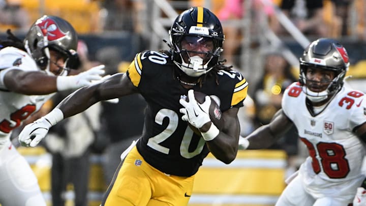 Pittsburgh Steelers running back Kaleb Johnson